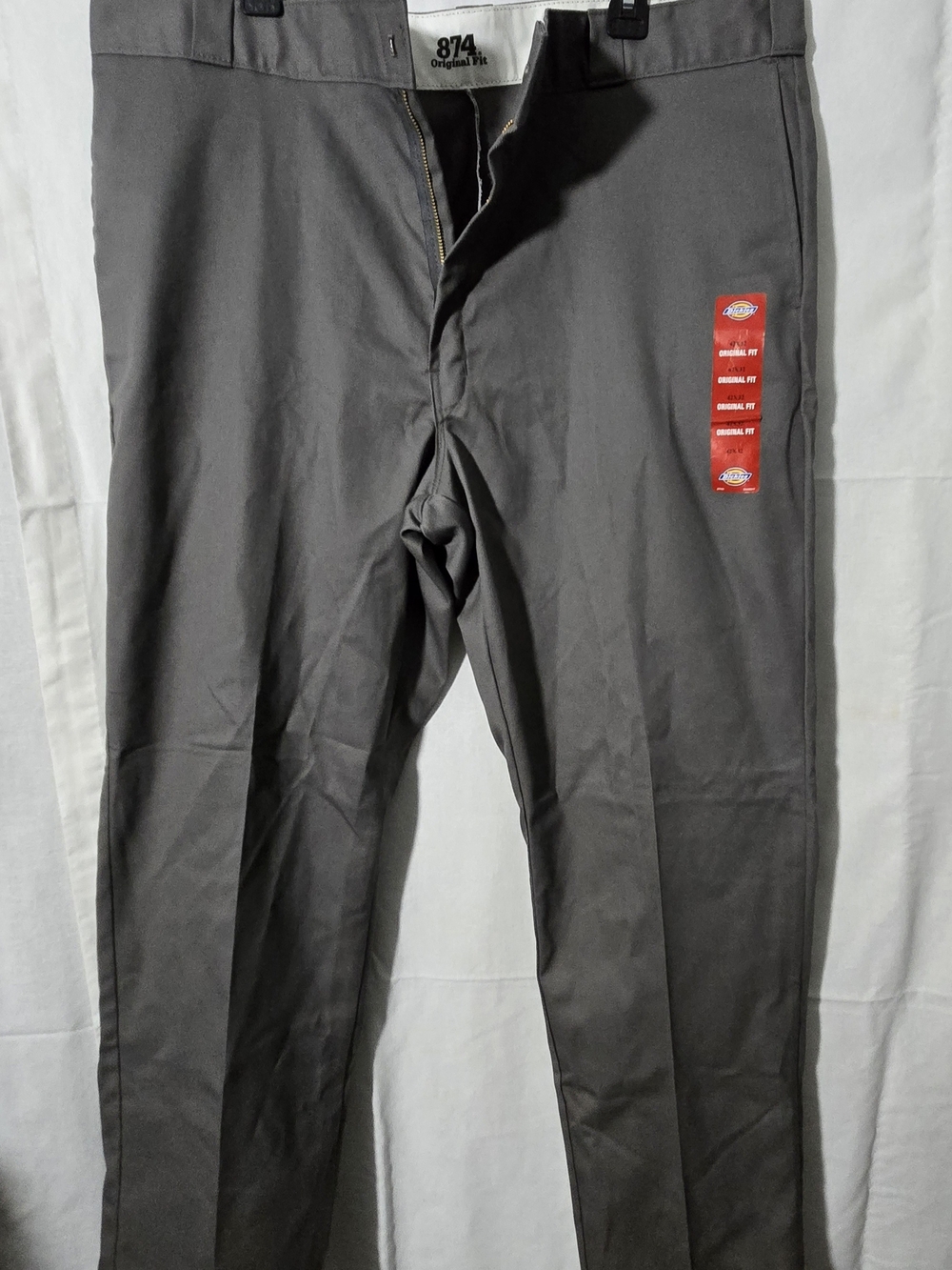 Dickies Men’s Original Fit Gray Work Chinos